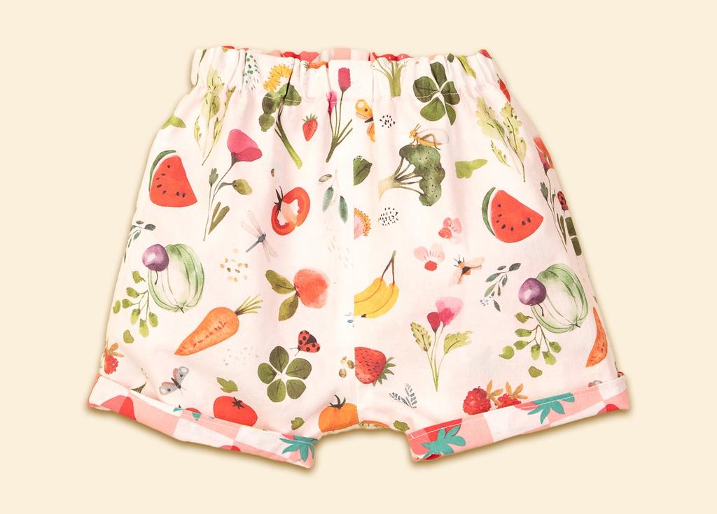 Pantalón corto infantil estampado