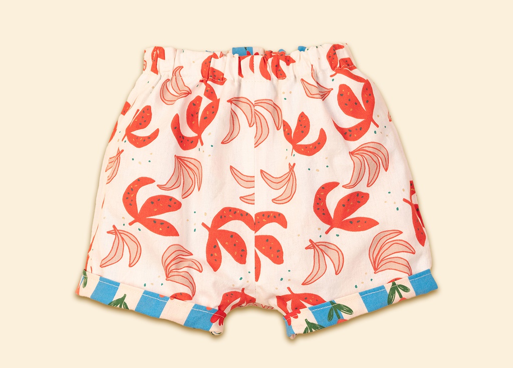 Pantalón corto reversible