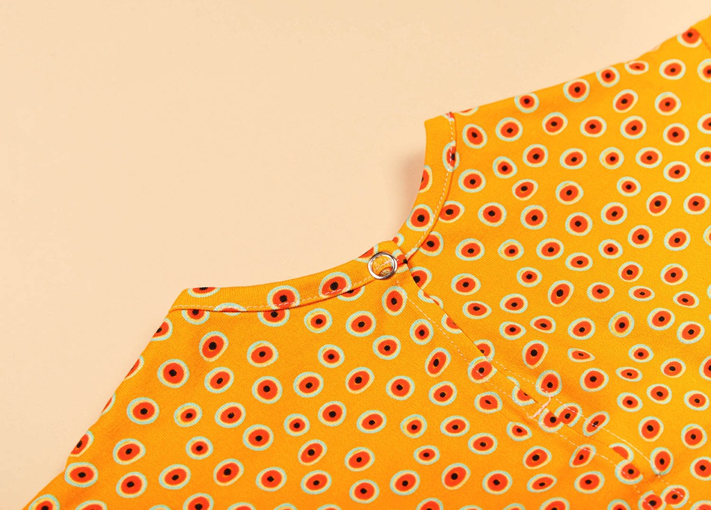 Camiseta naranja bebé