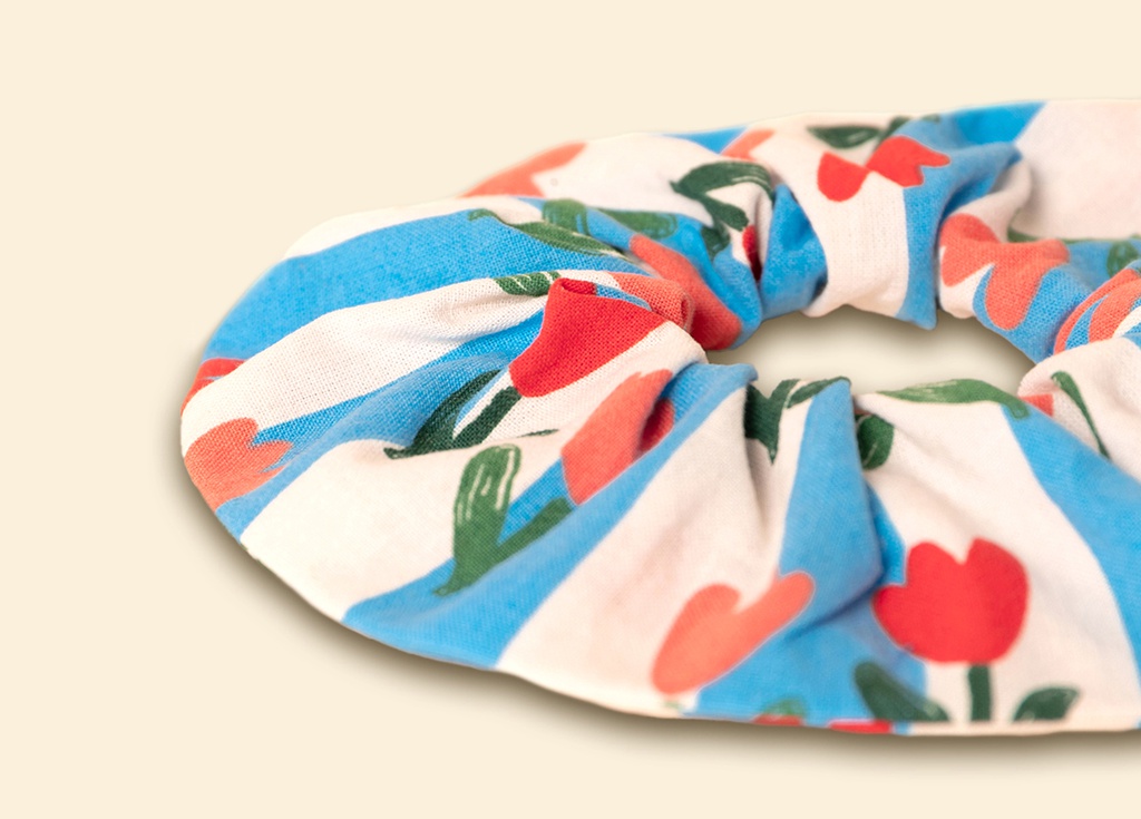 Tulips Scrunchie