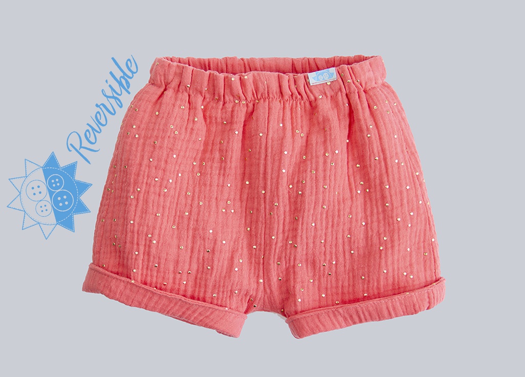Pantalón Corto Muselina Coral